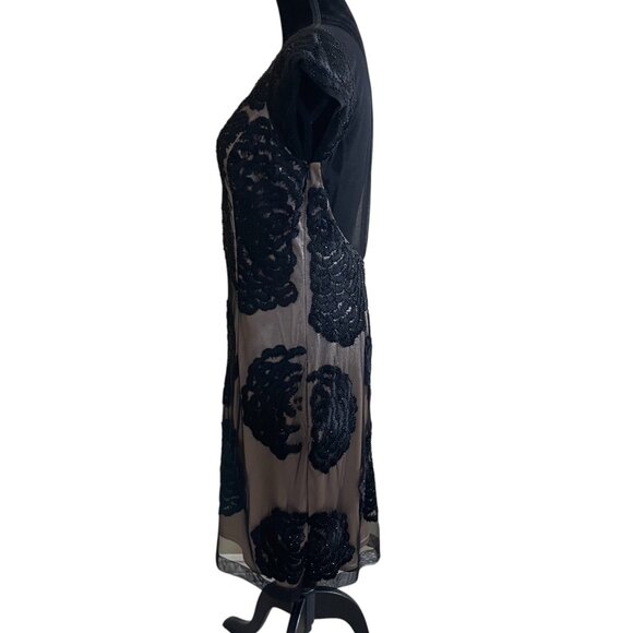 Sue Wong Nocturne Embellished Illusion Dress – Size 14 - Picture 4 of 16